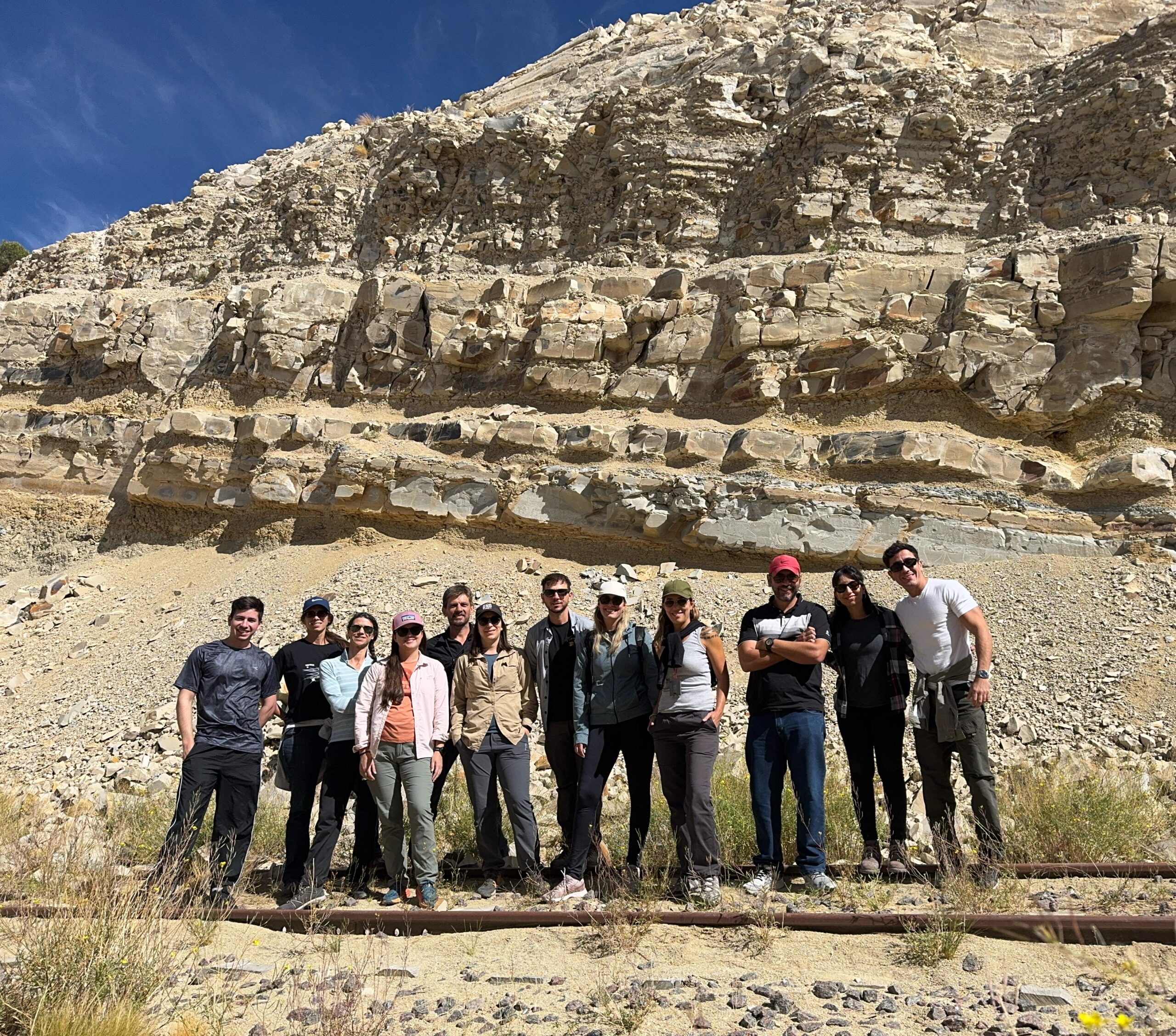 Grupo Synergies al término del tercer día — cierre del field trip en Vaca Muerta